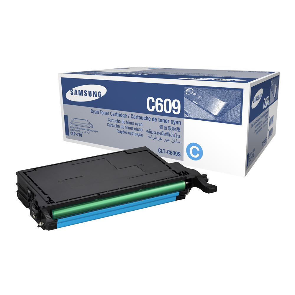 Samsung CLT-C609S Original Cyan Toner Cartridge