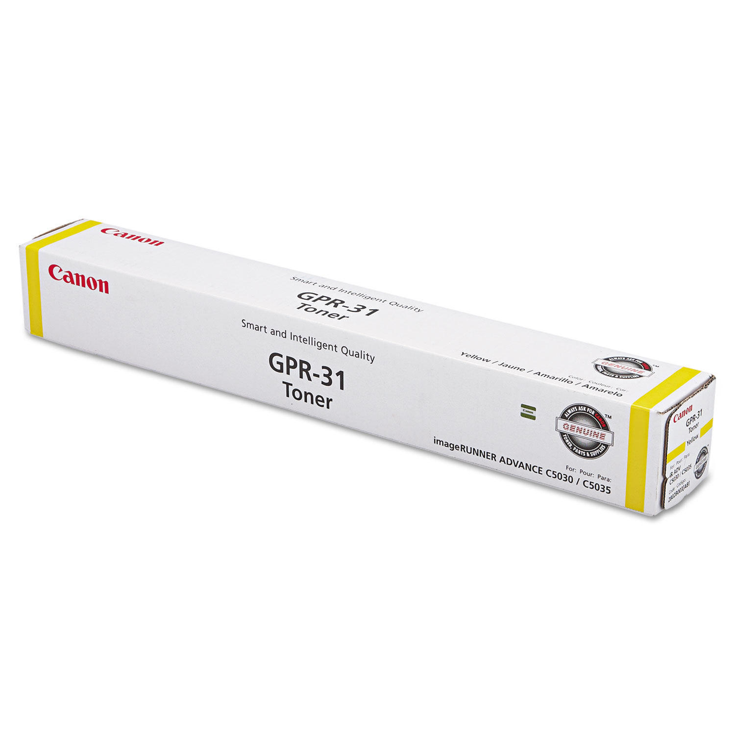 Canon GPR-31Y 2802B003AA Original Yellow Laser Toner Cartridge