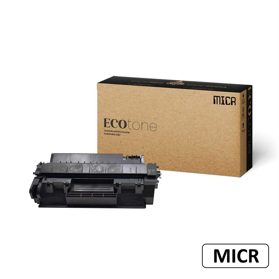 Premium Quality Remanufactured HP 80A CF280A MICR Black Toner Cartridge - Ecotone®