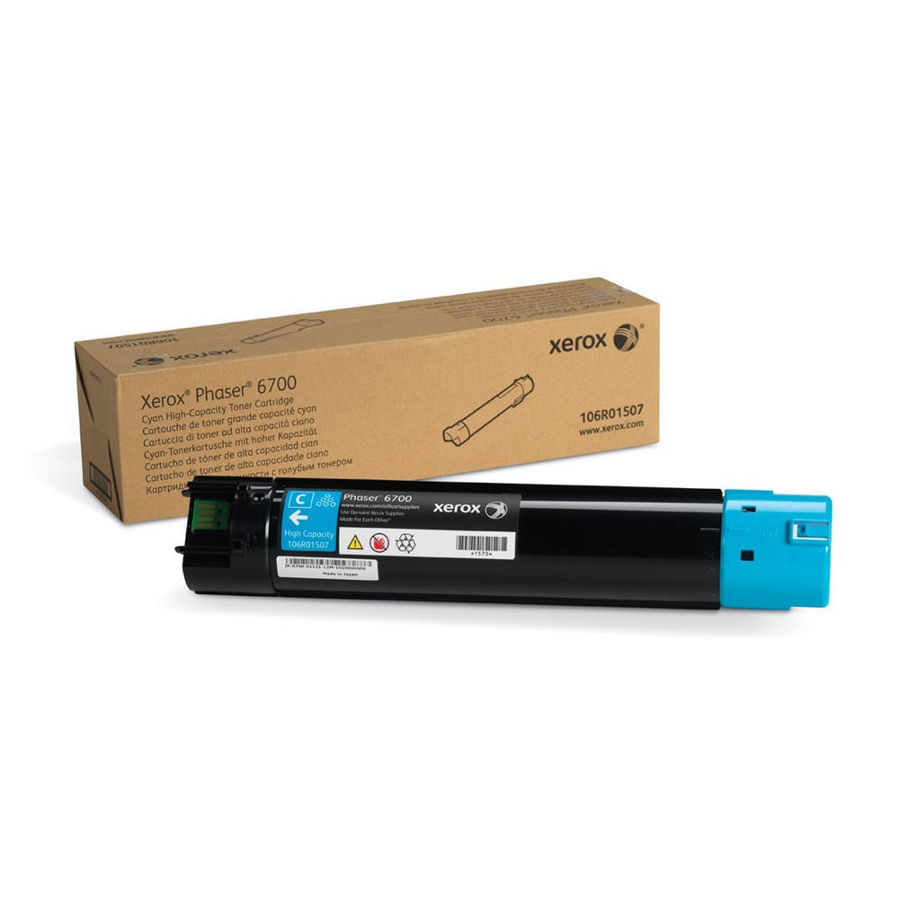 Xerox 106R01507 Original Cyan Toner Cartridge High Yield