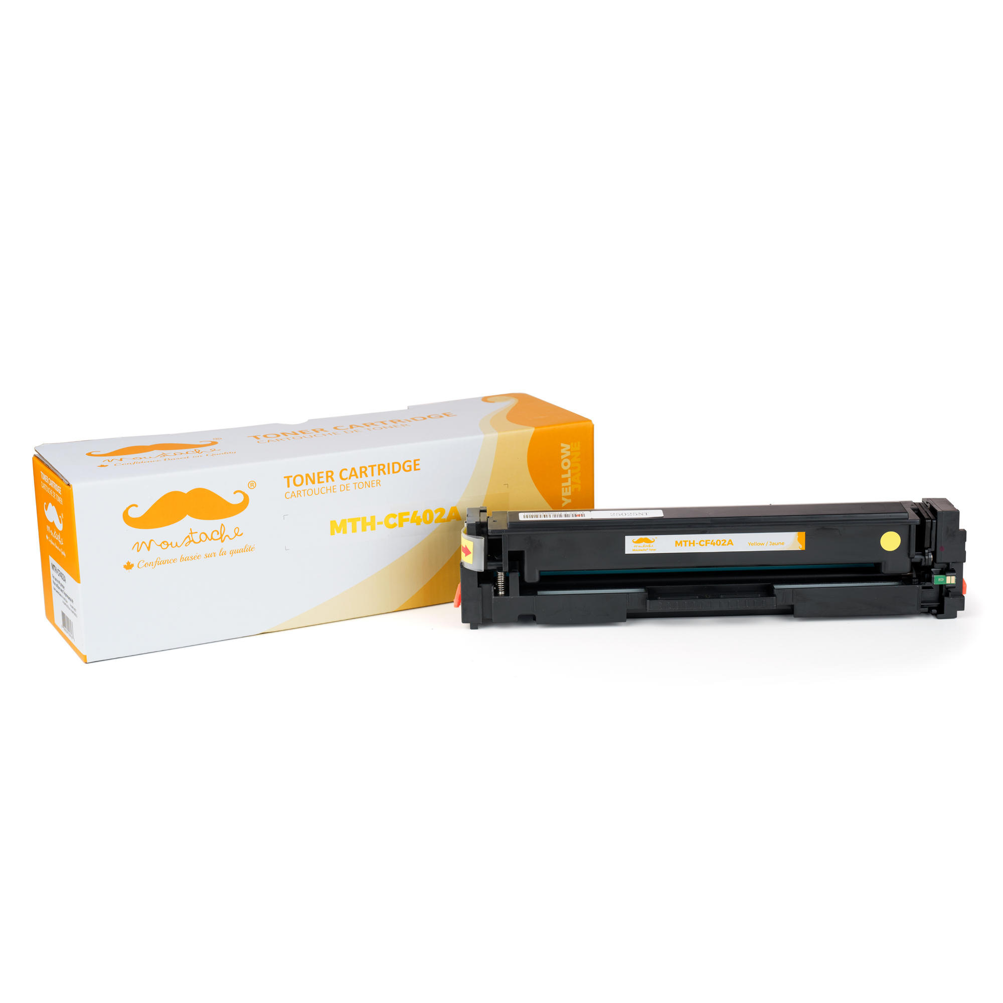 Compatible HP 201A CF402A Yellow Toner Cartridge - Moustache®