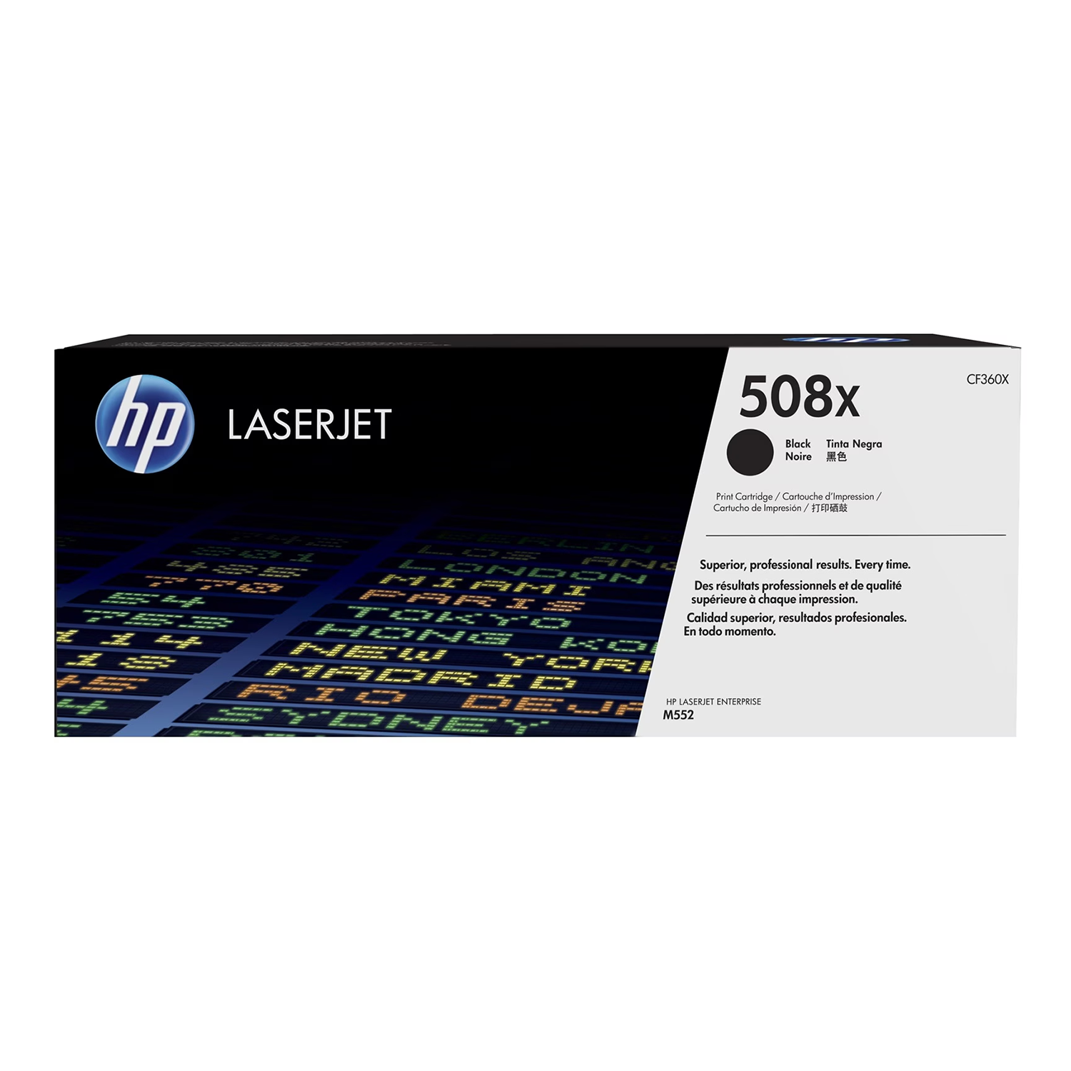HP 508X CF360X Original Black Toner Cartridge High Yield 12500 Pages