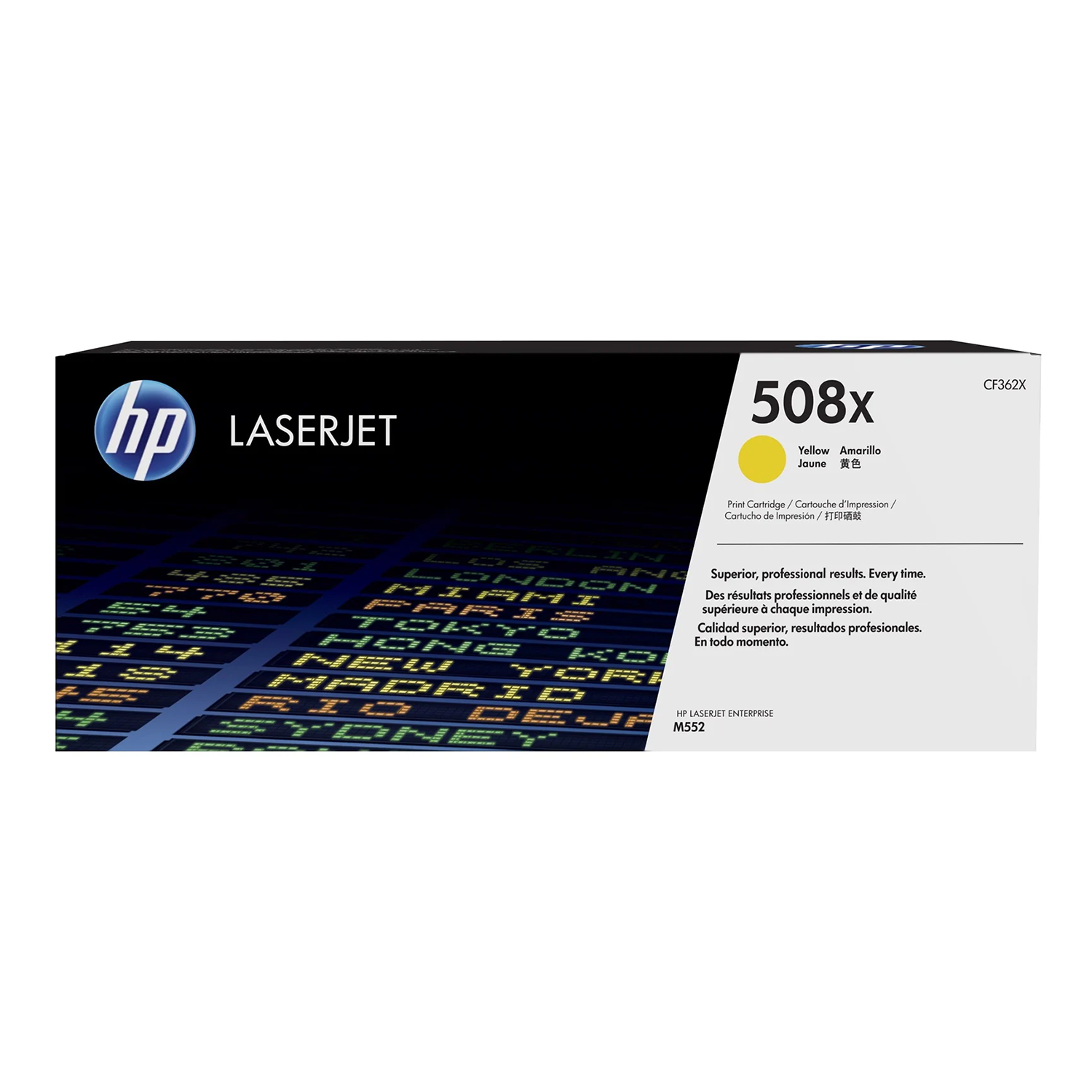HP 508X CF362X Original Yellow Toner Cartridge High Yield 9500 Pages