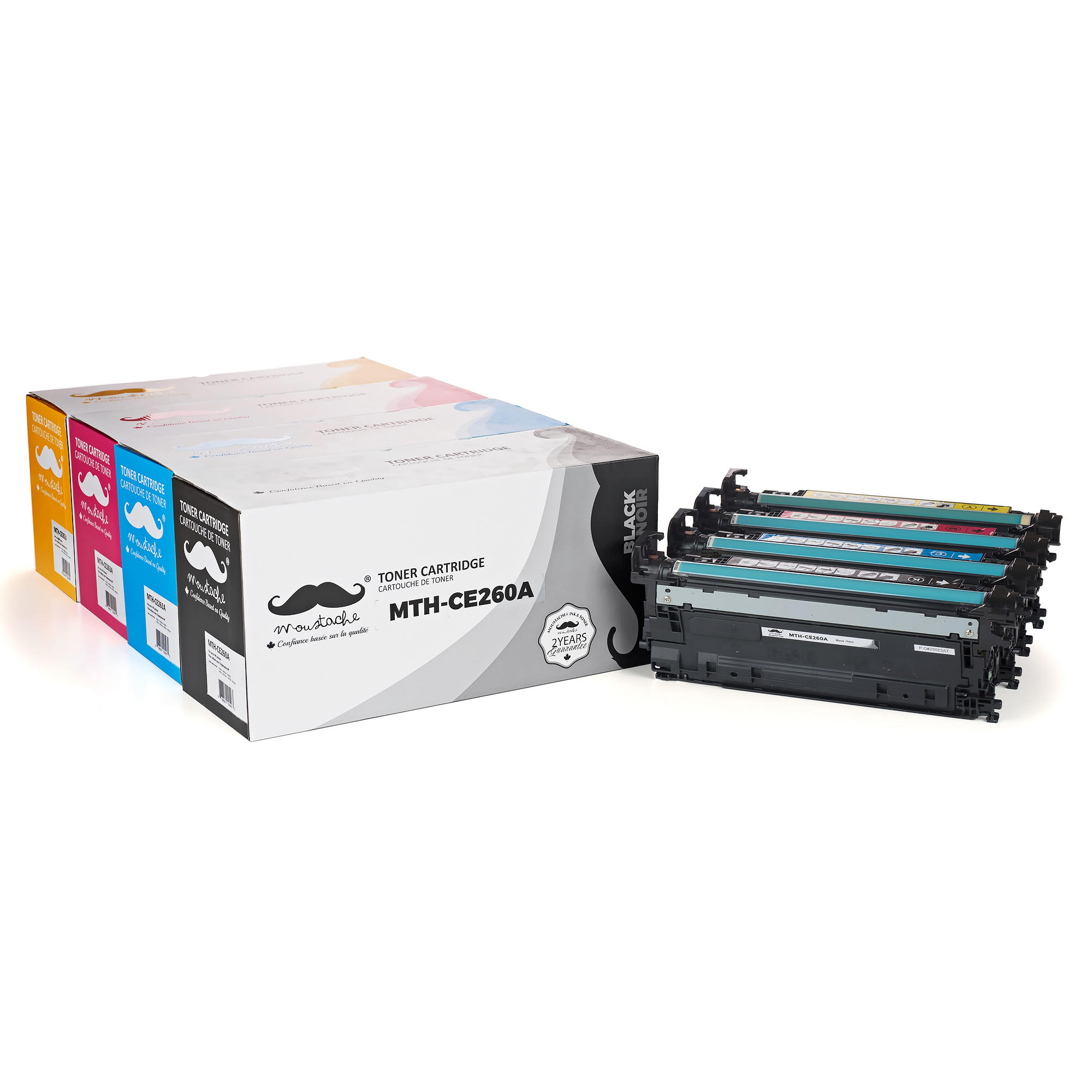 Compatible HP 647A 648A Toner cartridge Combo BK/C/M/Y - Moustache®