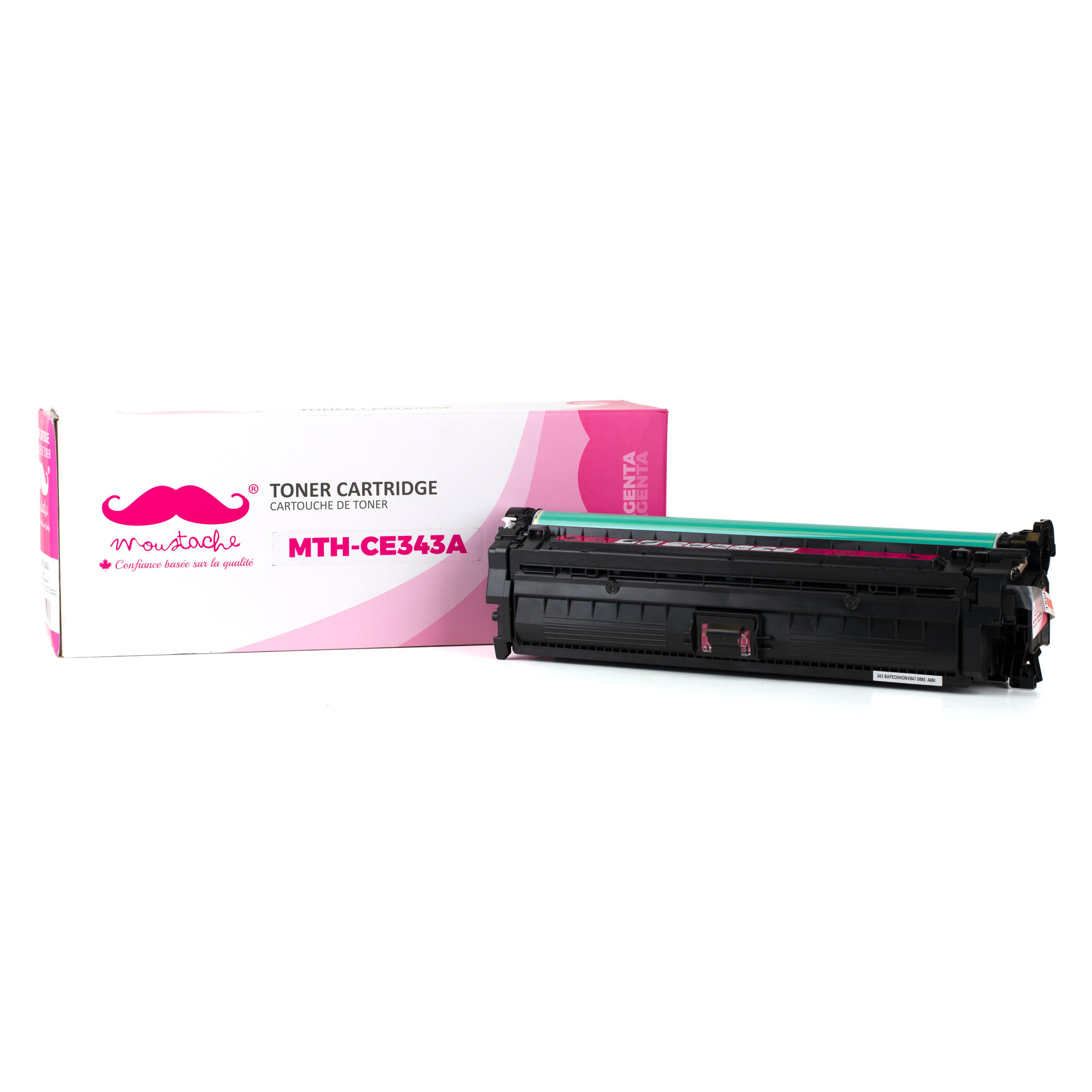 Compatible HP 651A CE343A Magenta Toner Cartridge - Moustache®