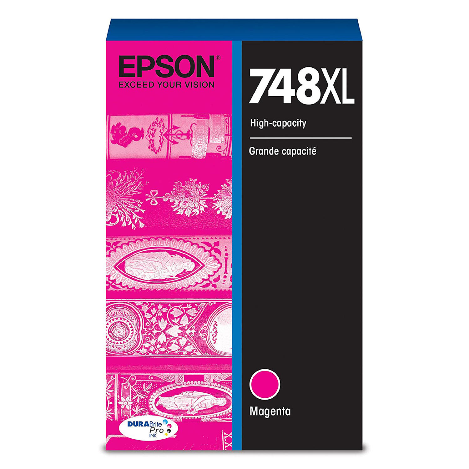 Epson 748XL T748XL320 Original Magenta Ink Cartridge High Yield