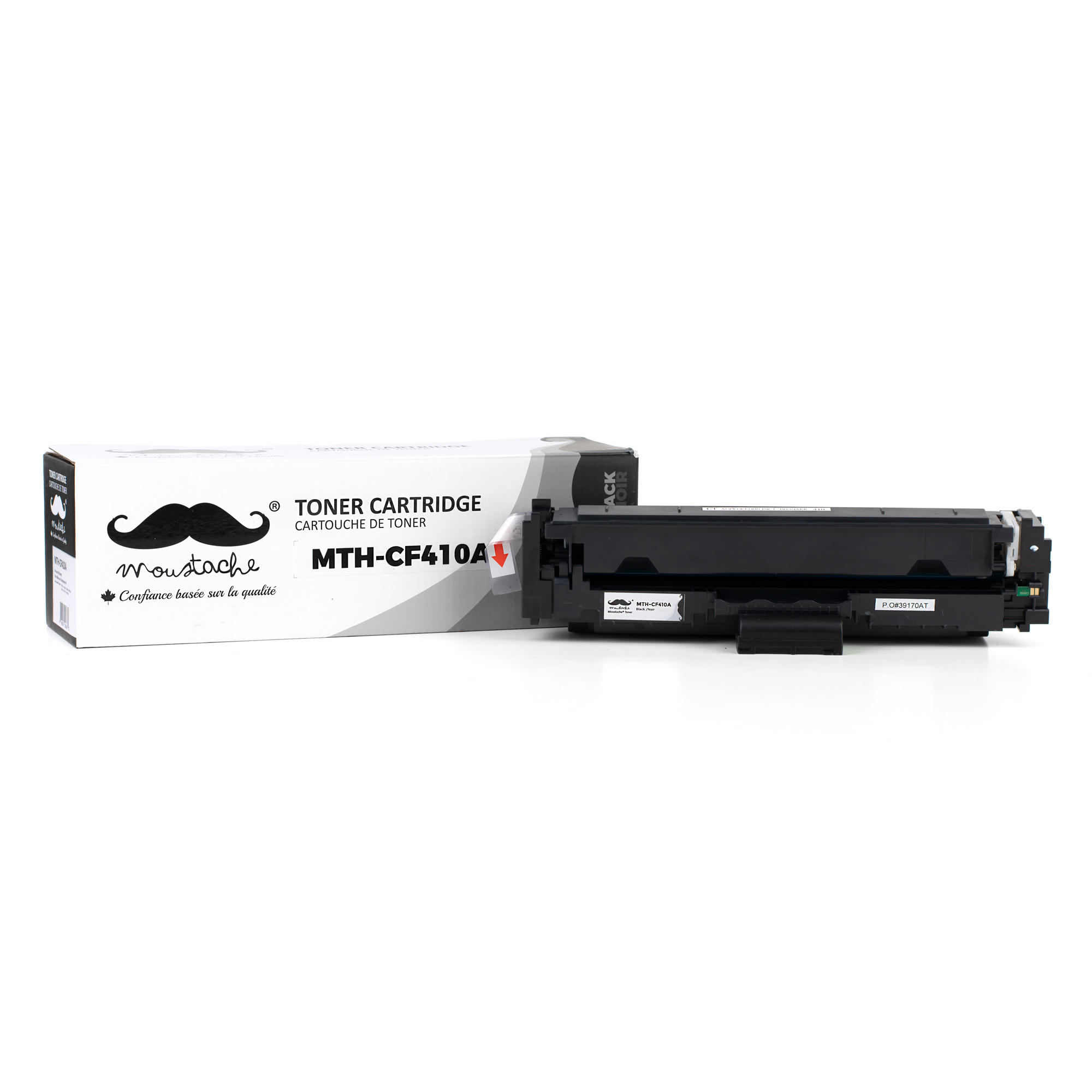 Compatible HP 410A CF410A Black Toner Cartridge - Moustache®