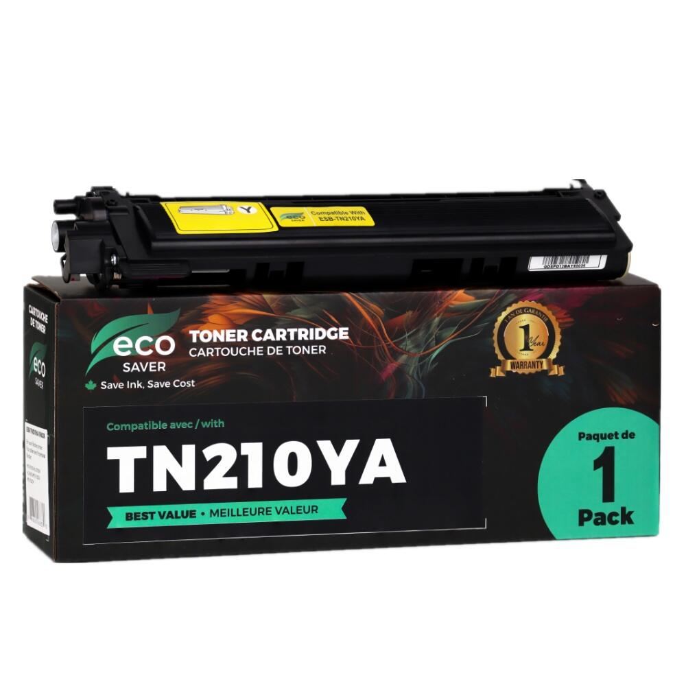 Brother TN210 Compatible Yellow Toner Cartridge - Eco-saver
