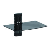PrimeCables® Height Adjustable DVD Component Single shelf 