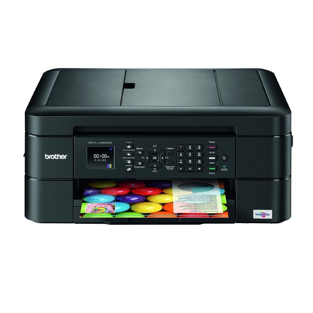 Brother MFC-J480DW Wireless and duplex Colour Inkjet 4-in-1 Printer with Fax Brother MFC-J480DW Wireless and duplex Colour Inkjet 4-in-1 Printer with Fax
