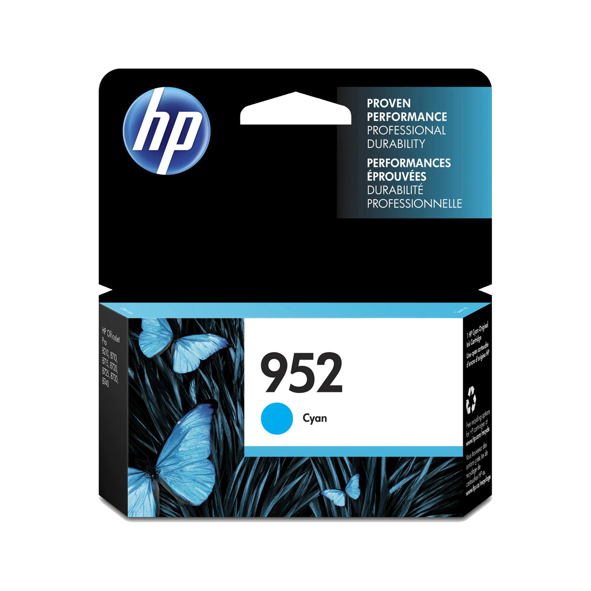 HP 952 L0S49AN Original Cyan Ink Cartridge
