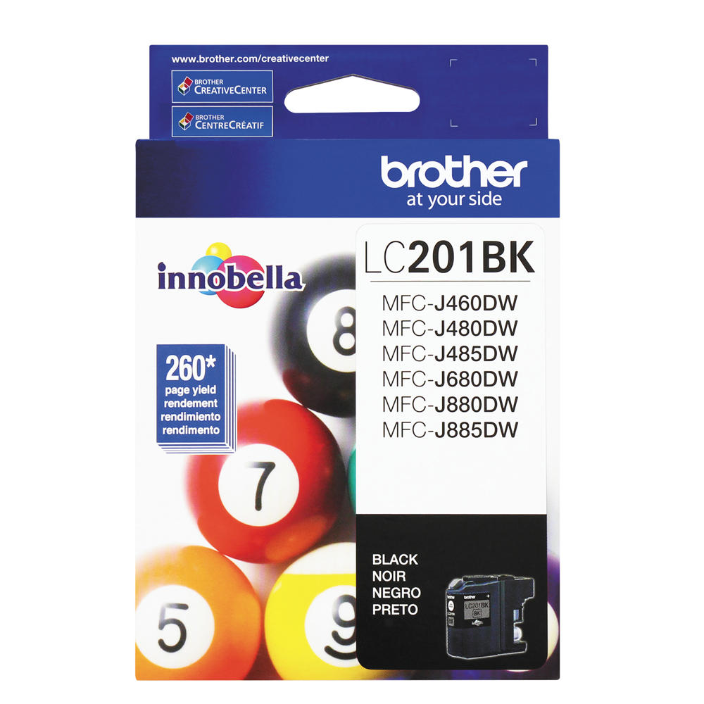 Brother LC201BK Original Black Ink Cartridge