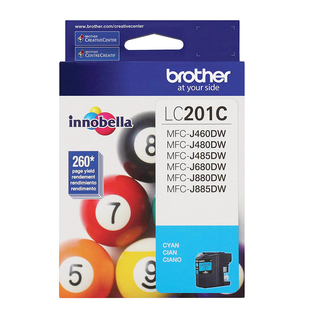 Brother LC201C Original Cyan Ink Cartridge