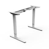 PrimeCables® Electric Sit to Stand Adjustable Desk Riser Frame (Table Top Not Included) - White