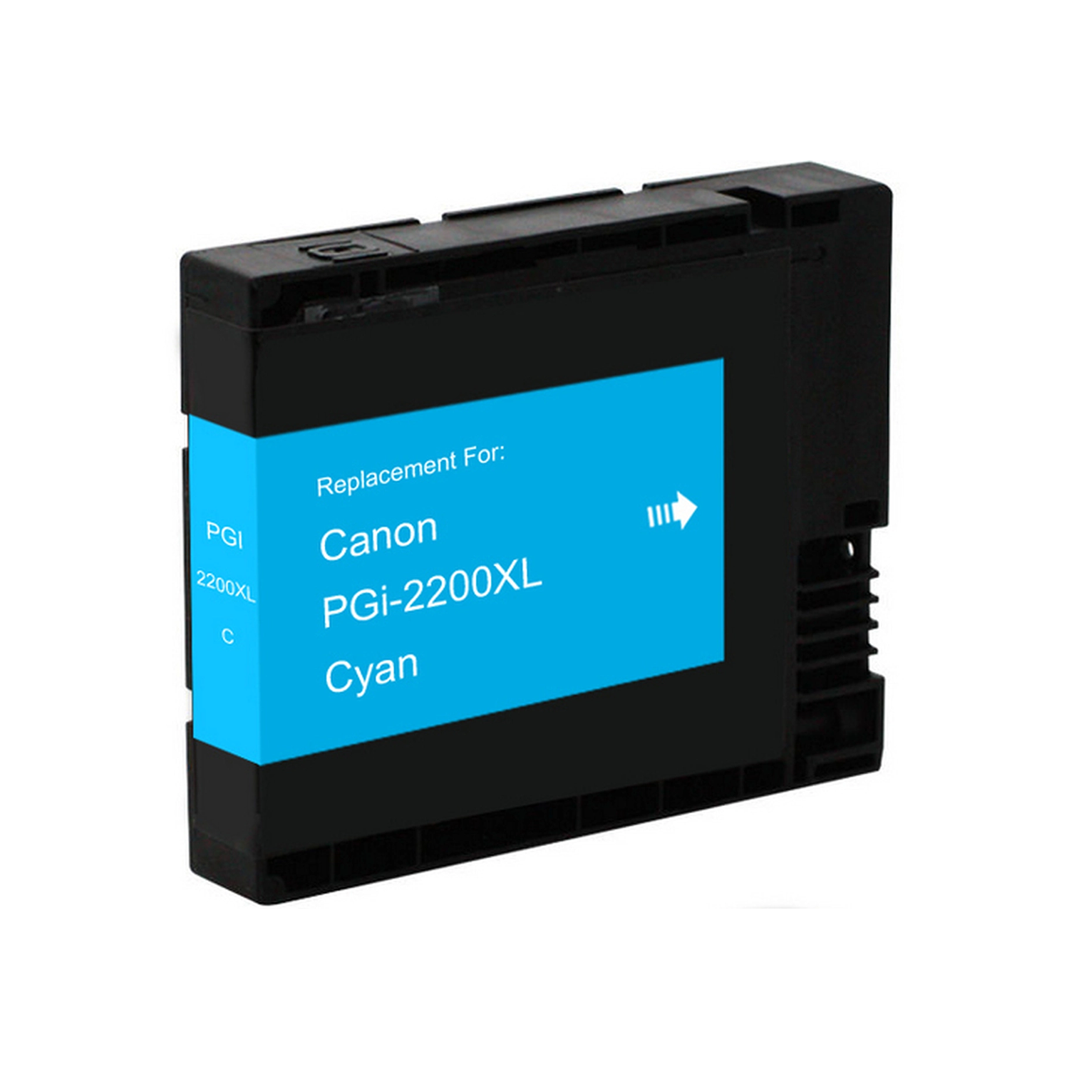 Canon PGI-2200XLC Compatible Cyan Pigment Ink Cartridge High Yield (9268B001)