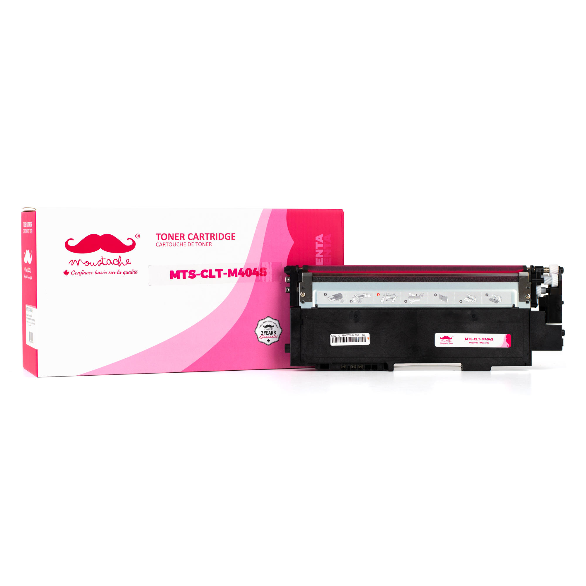 Samsung CLT-M404S Compatible Magenta Toner Cartridge - Moustache®