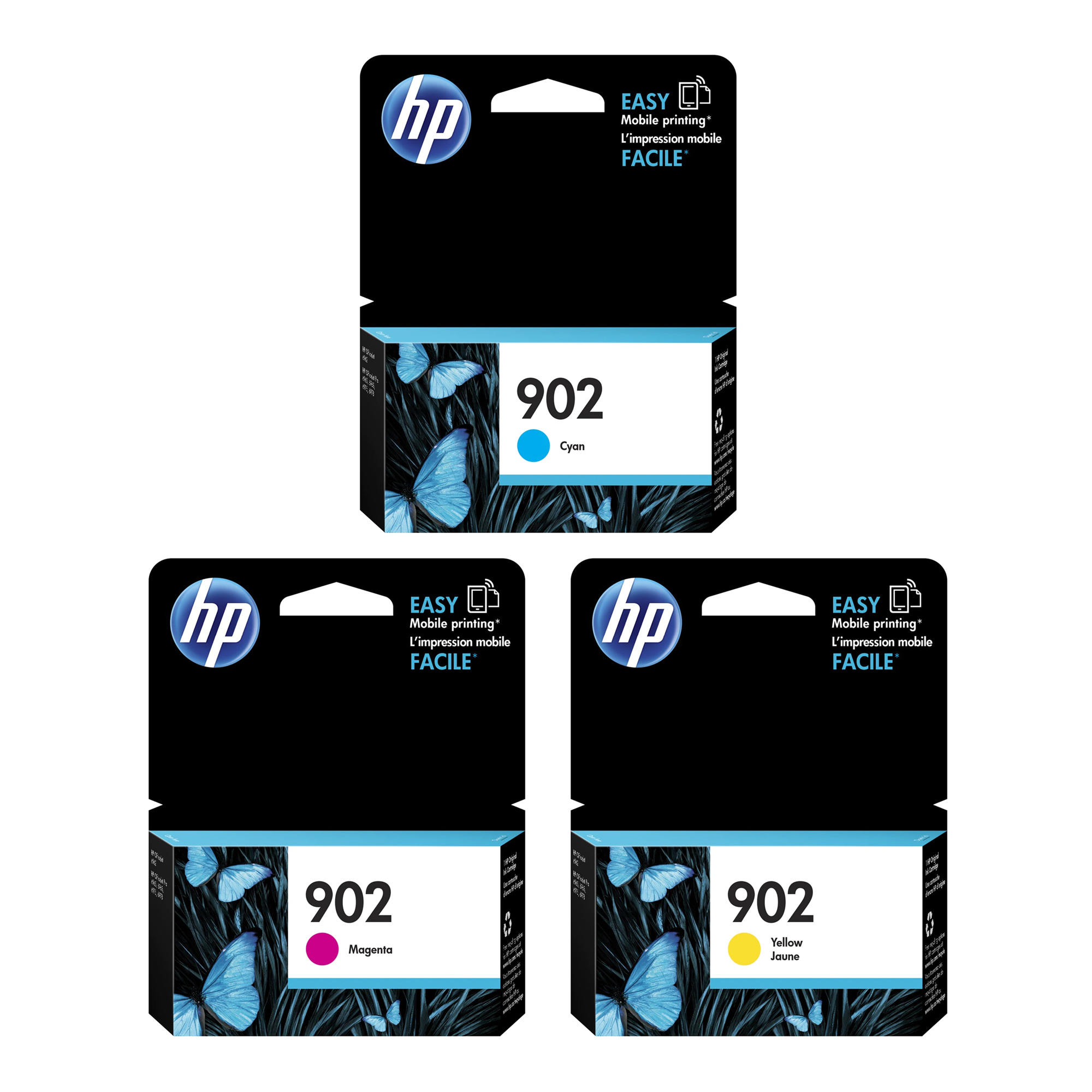 HP 902 T0A38AN T6L86AN T6L90AN T6L94AN Original Ink Cartridge Combo C/M/Y