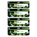 HP 970XL 971XL Original Ink Cartridge Combo High Yield BK/C/M/Y