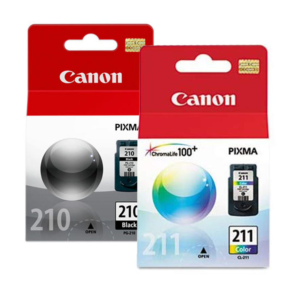 Canon PG-210 CL-211 Original Ink Cartridge Combo