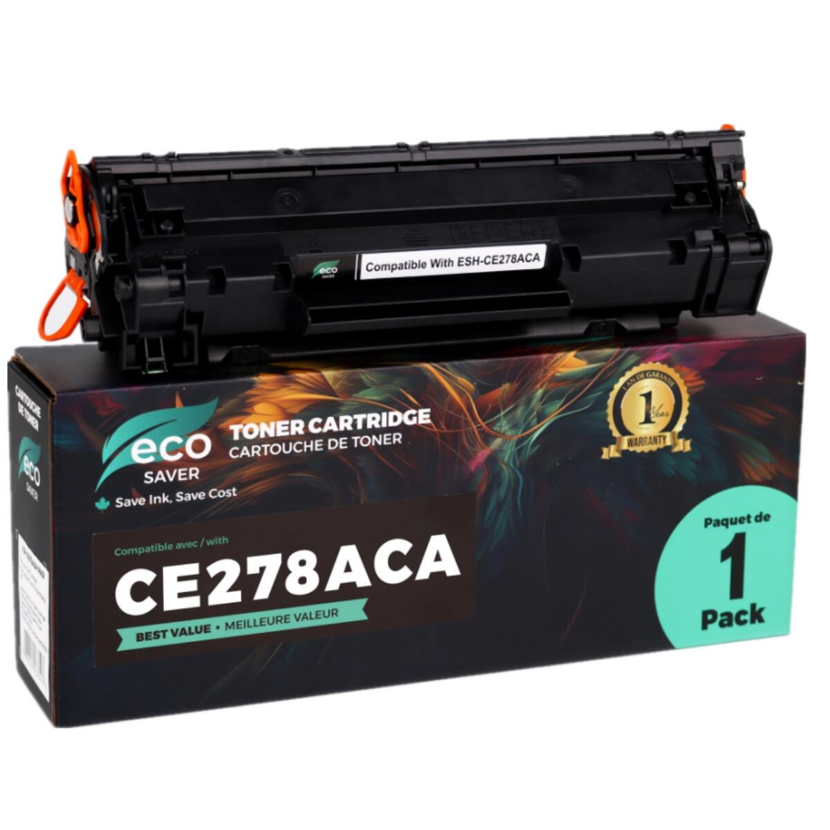 Compatible HP 78A CE278A Black Toner Cartridge - Eco-saver