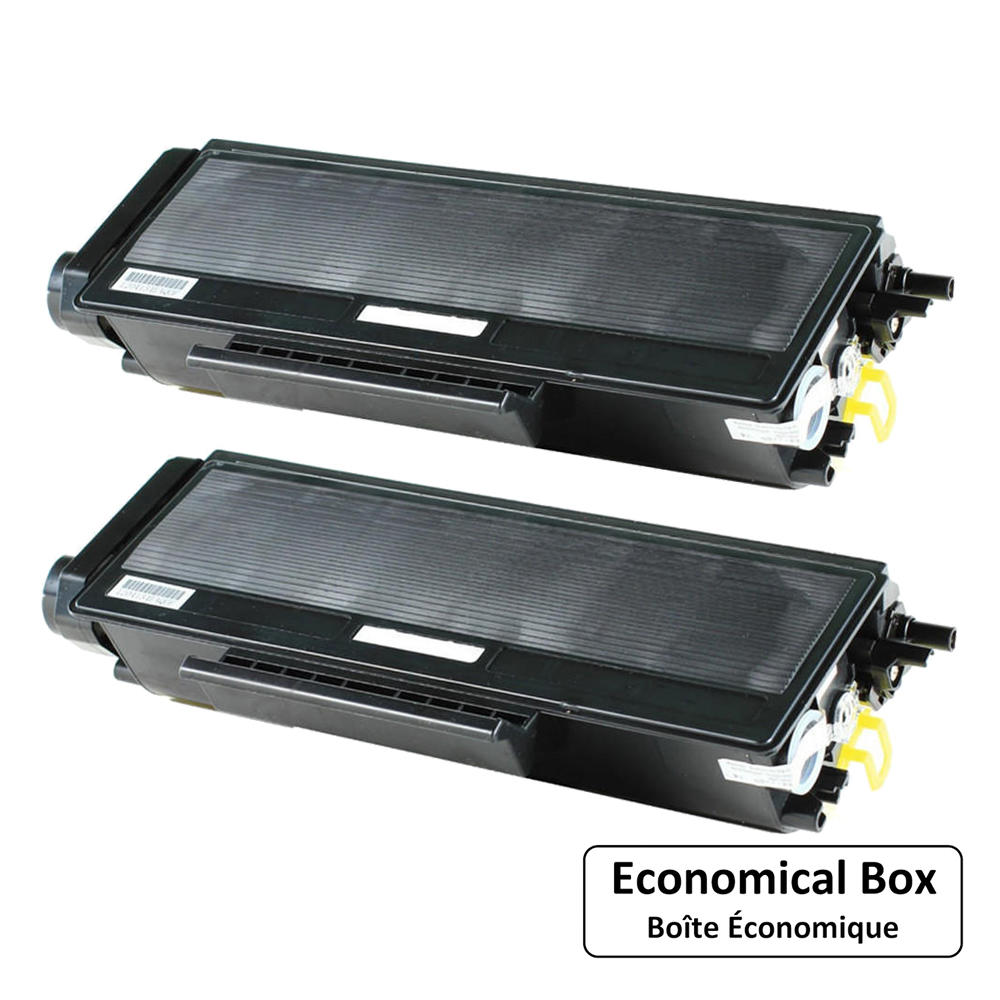 Brother TN650 Compatible Black Toner Cartridge - Economical Box - 2/Pack