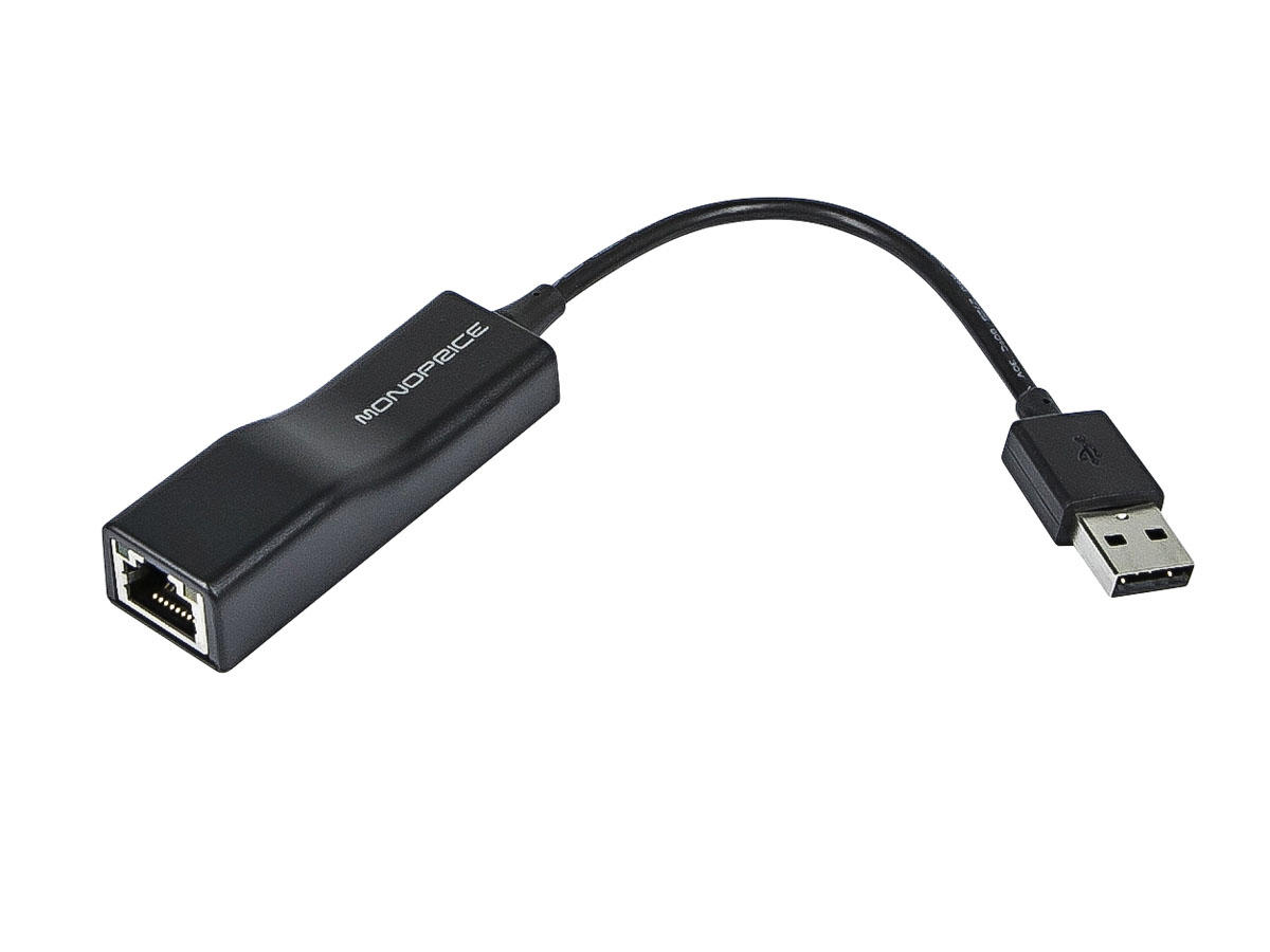 USB 2.0 Ethernet Adapter ( Wii | Wii U Compatible ) - Monoprice USB 2.0 Ethernet Adapter ( Wii | Wii U Compatible ) - Monoprice