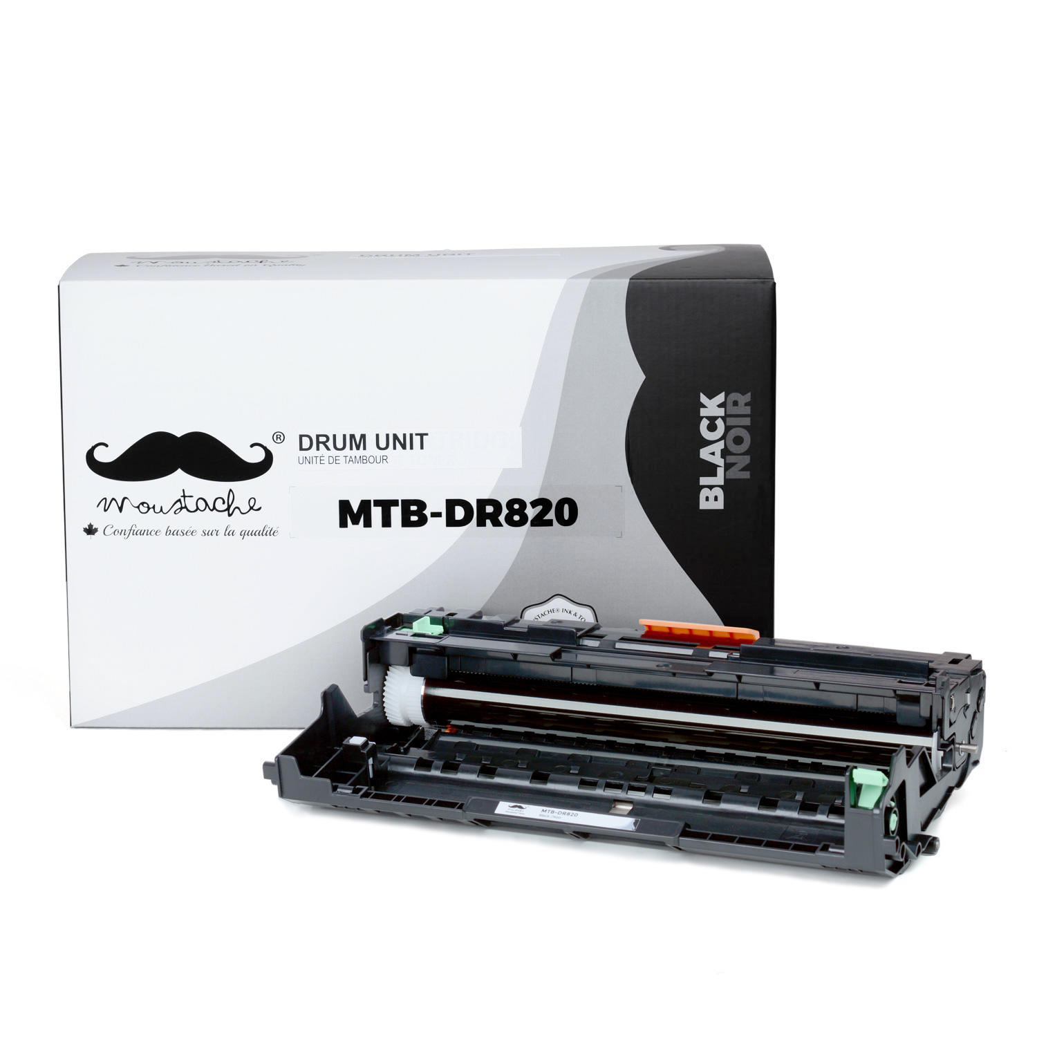 Brother DR820 Compatible Black Drum - Moustache®