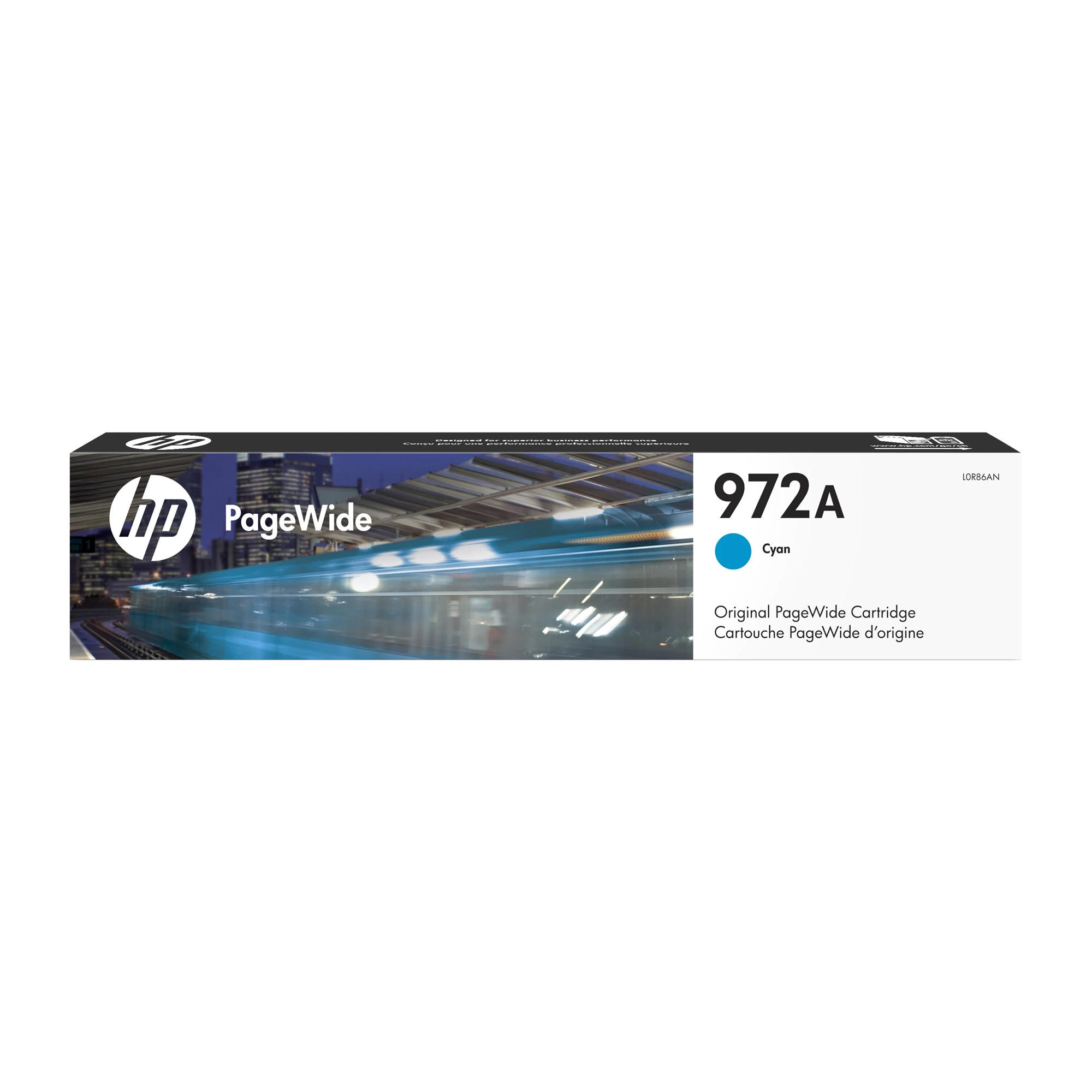 HP 972A L0R86AN Original Cyan PageWide Ink Cartridge