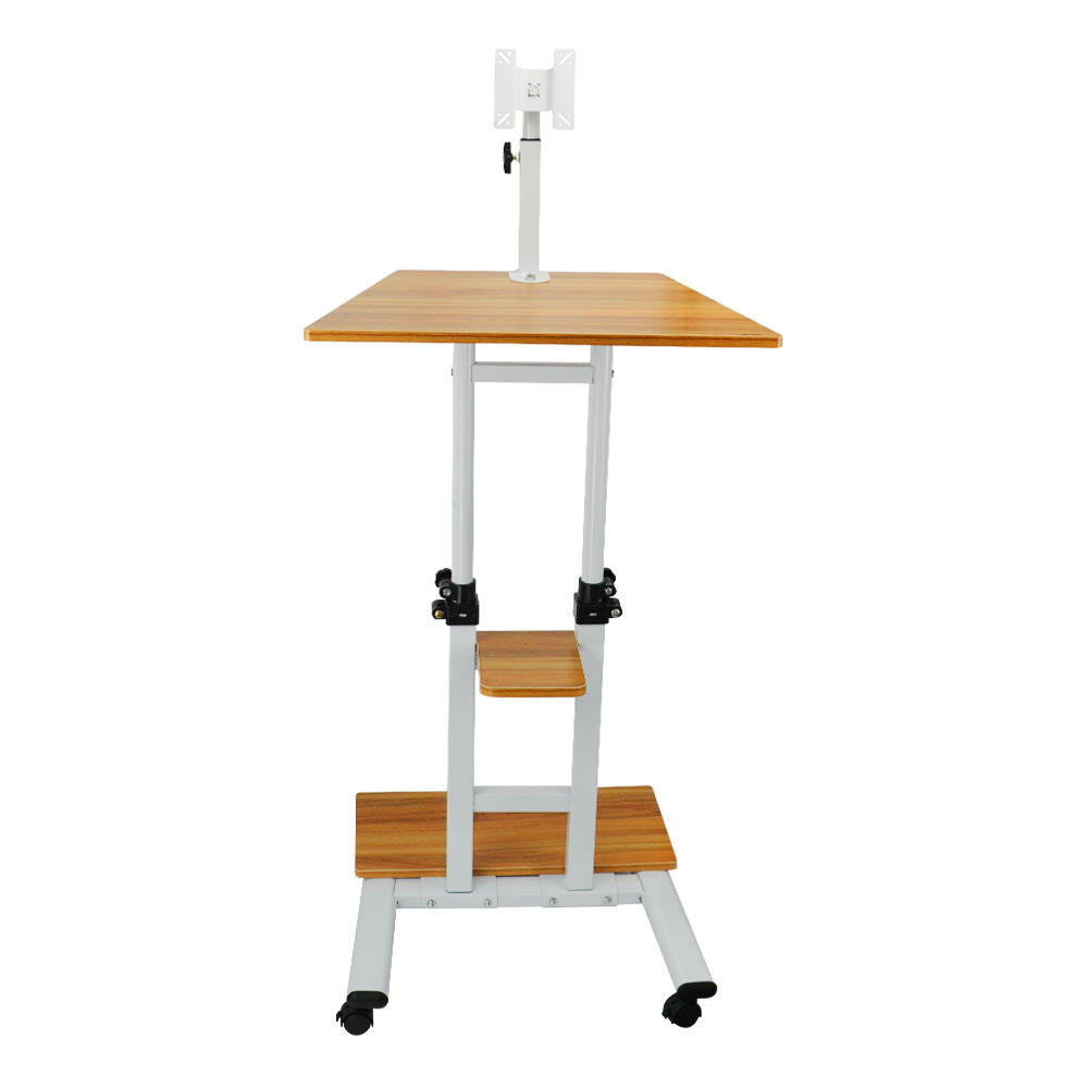 Mobile Height Adjustable Sit to Stand Office Desk Riser Standing Table Workstation SortWise Mobile Height Adjustable Sit to Stand Office Desk Riser Standing Table Workstation SortWise