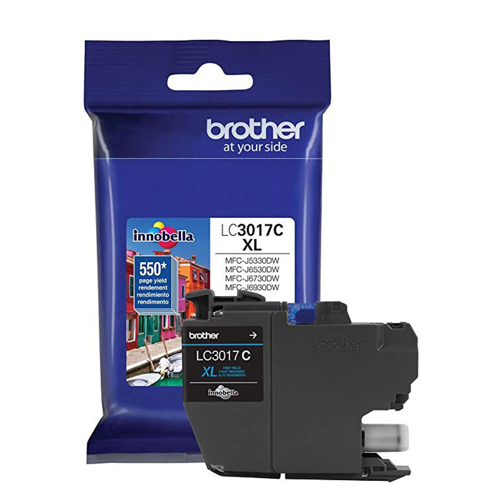 Brother LC3017C Original Cyan Ink Cartridge High Yield