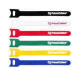 Hook & Loop Fastening Cable Ties Mix Color 6-inch, 6pcs/pack PrimeCables®