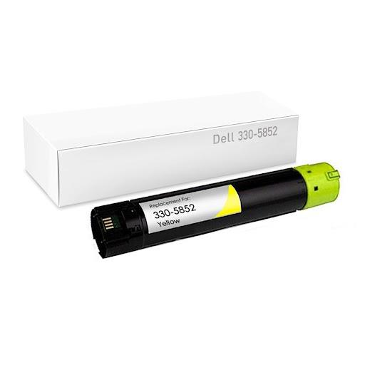 Dell 330-5852 Remanufactured Yellow Toner Cartridge High Yield Version of Dell 330-5839