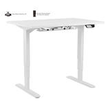 Sit-Stand Dual-Motor Height Adjustable ADR Desk Frame, Electric-White- PrimeCables®