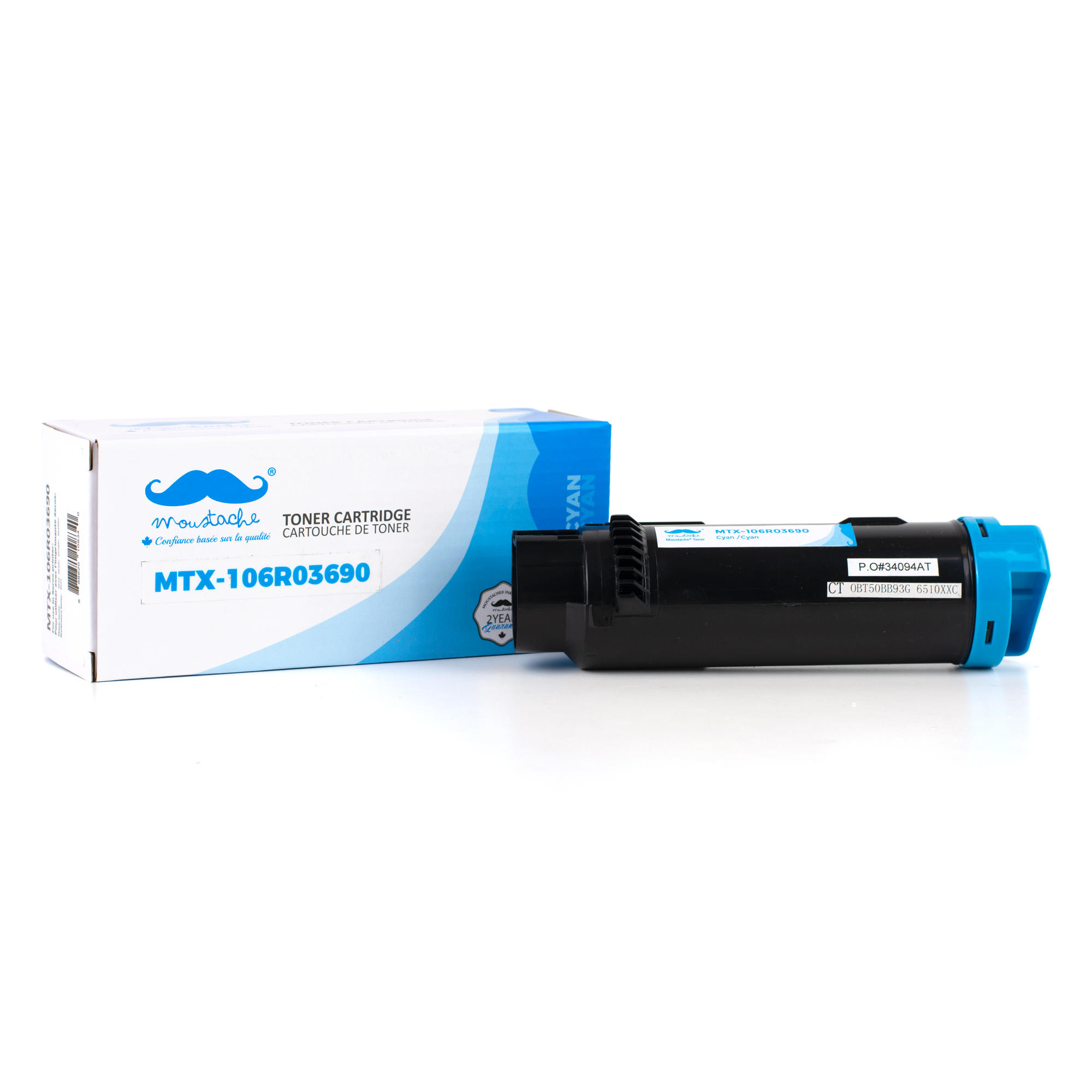 Xerox 106R03690 Compatible Cyan Toner Cartridge Extra High Yield - Moustache®