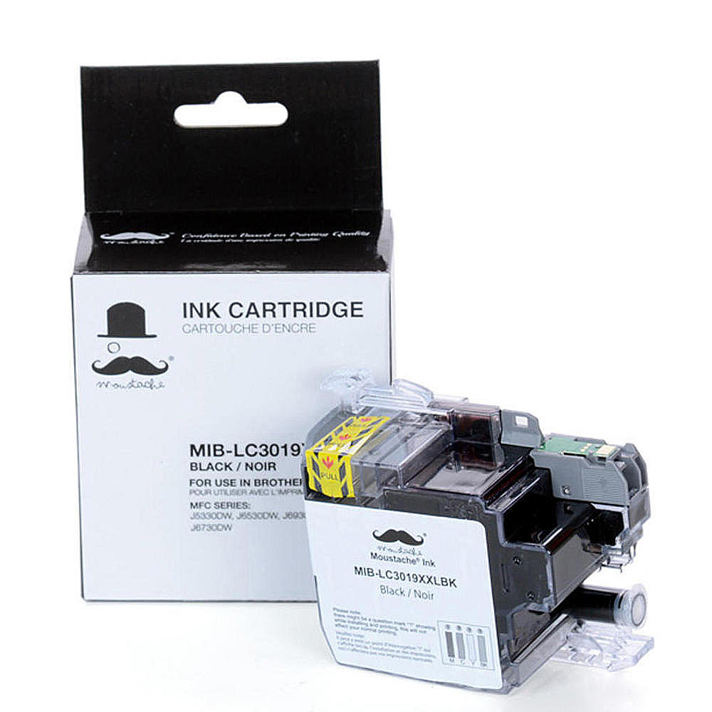 Brother LC3019BK XXL Compatible Black Ink Cartridge Extra High Yield - Moustache®