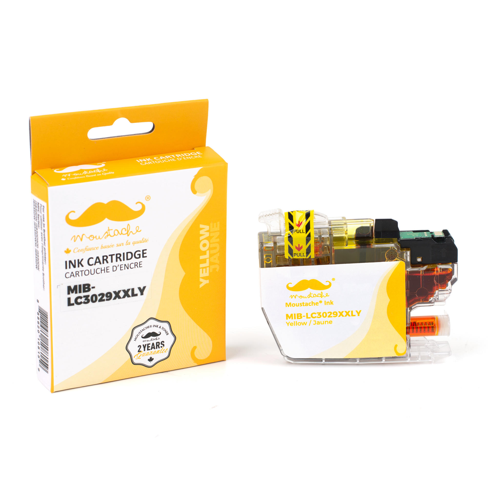 Brother LC3029 XXL Y Compatible Yellow Ink Cartridge Super High Yield - Moustache®