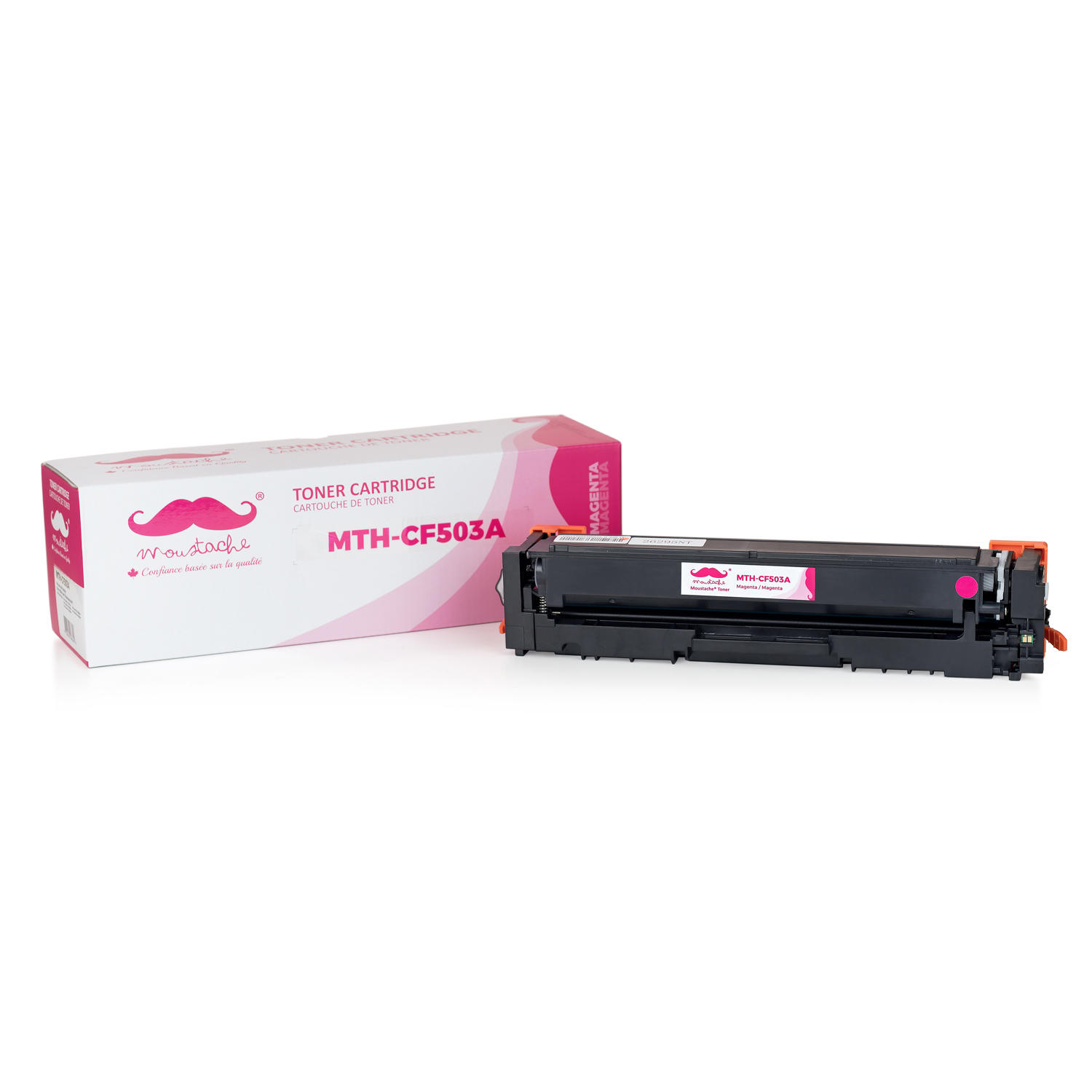 Compatible HP 202A CF503A Magenta Toner Cartridge - Moustache®