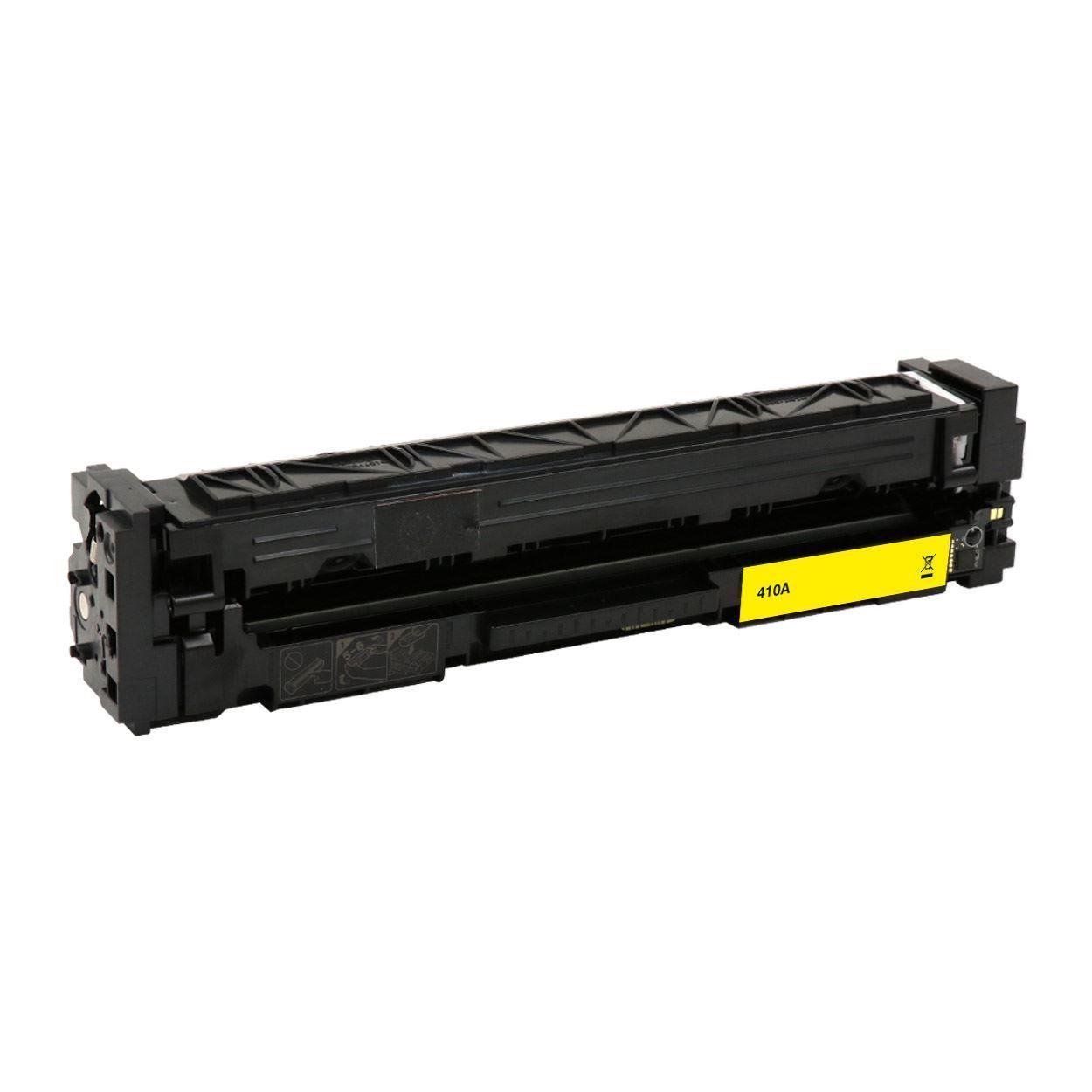 Compatible HP 410A CF412A Yellow Toner Cartridge - Economical Box