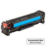 Remanufactured HP 312A CF381A Cyan Toner Cartridge - Economical Box