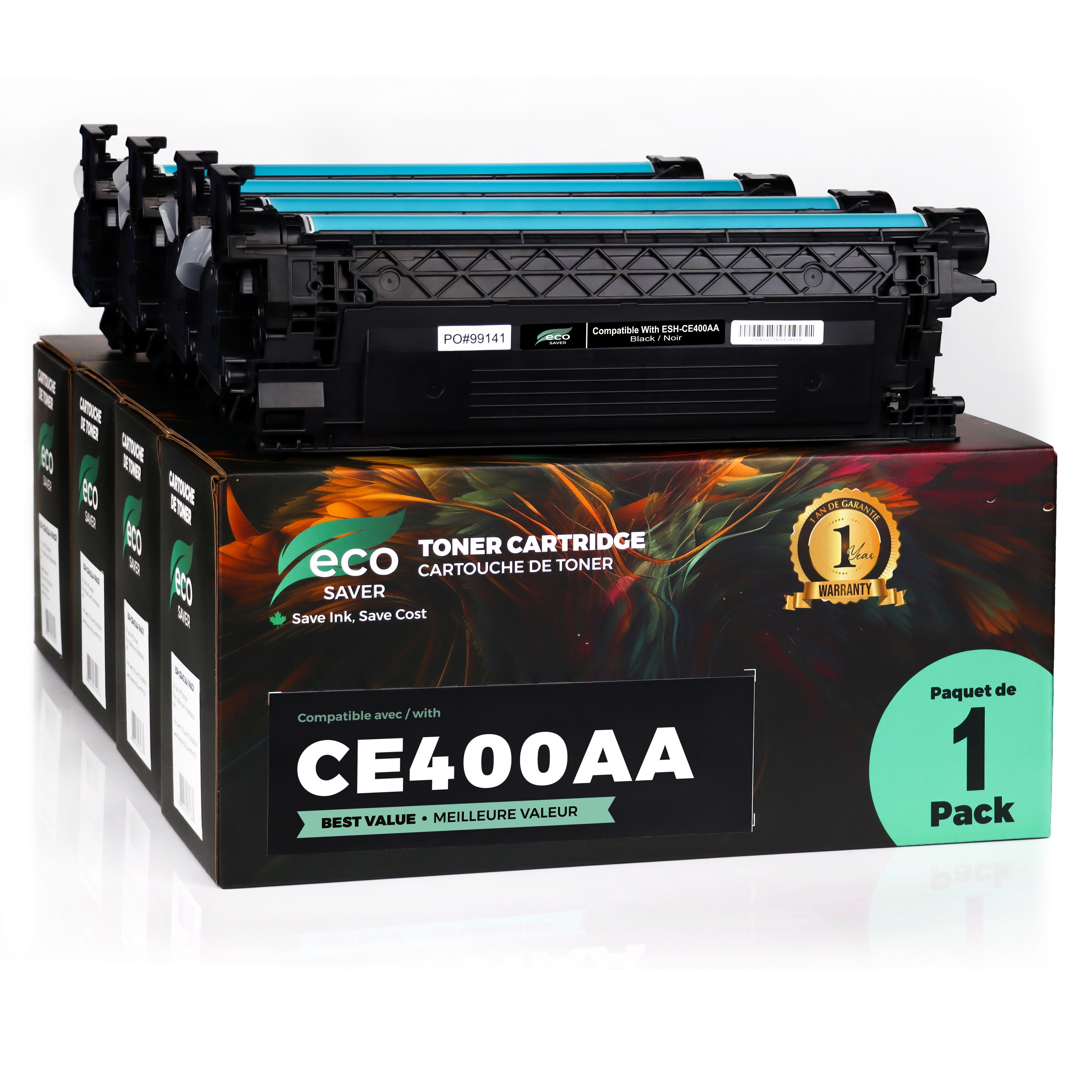 Compatible HP 507A Toner Cartridge Combo BK/C/M/Y - Eco-saver