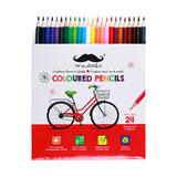 Hexagonal Color Pencils Set, 24 Assorted Colors/Box - Moustache®