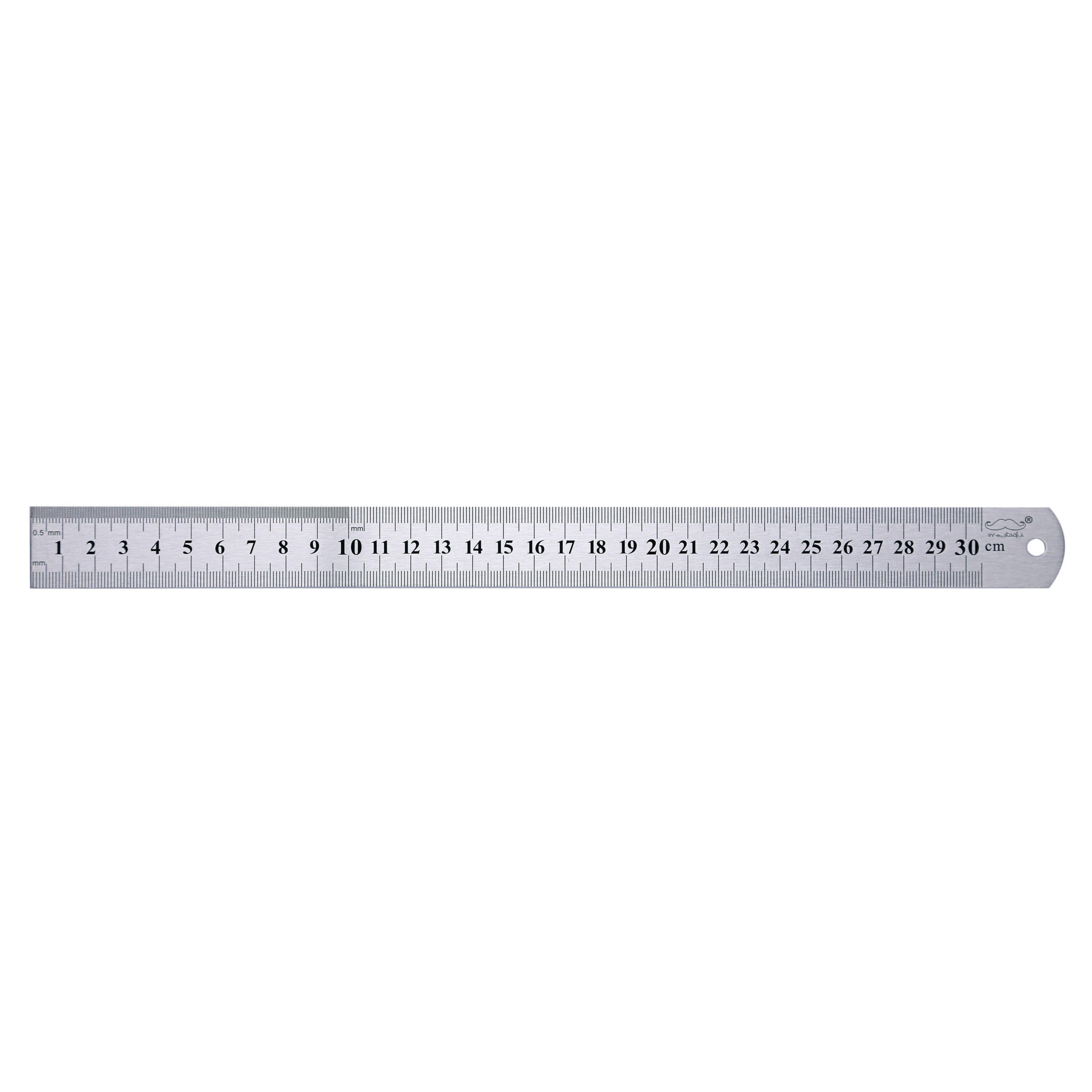 Stainless Steel Straight Ruler, 30cm