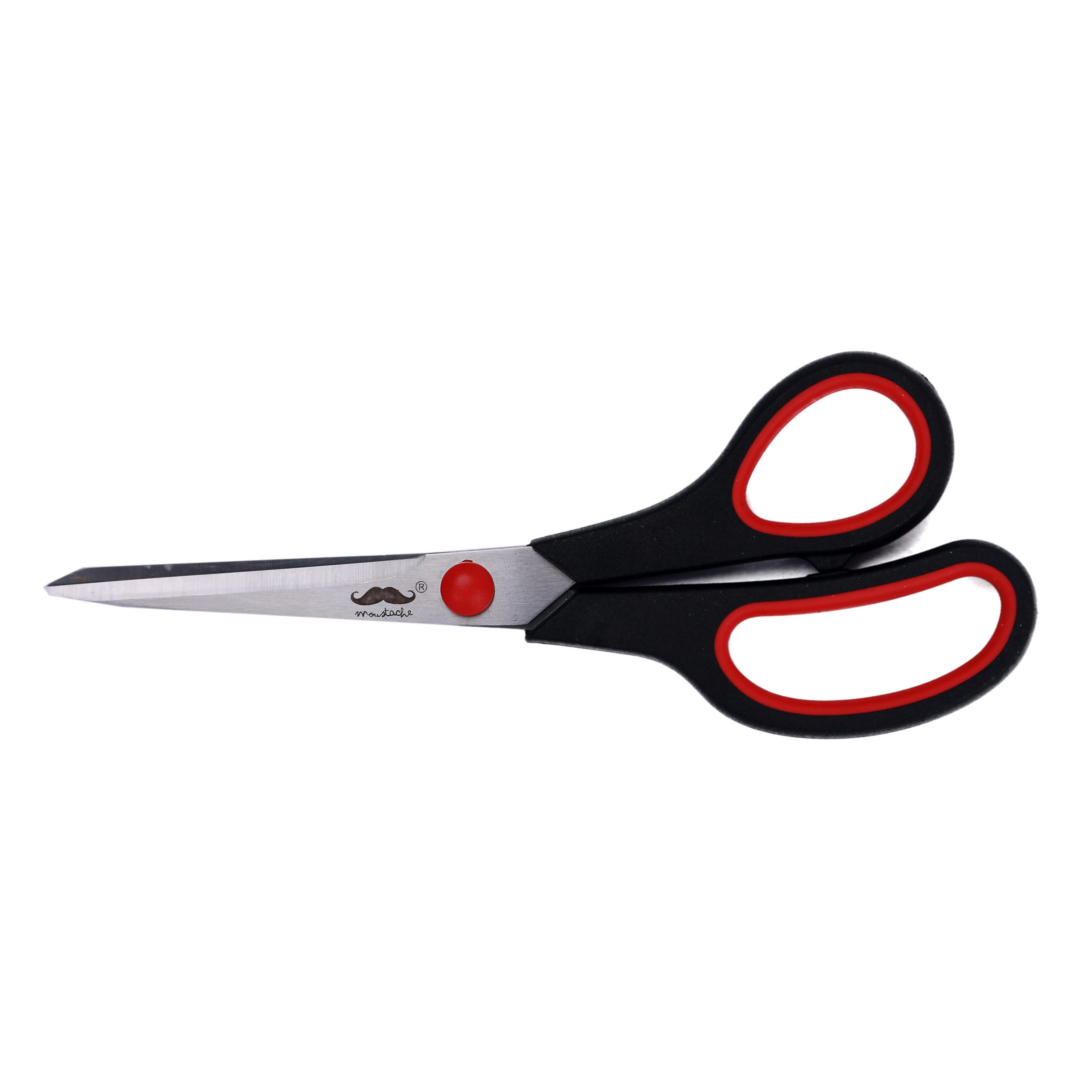 Multi-Purpose Plastic Handle Scissor, Straight Blades, 7.5" - Moustache®