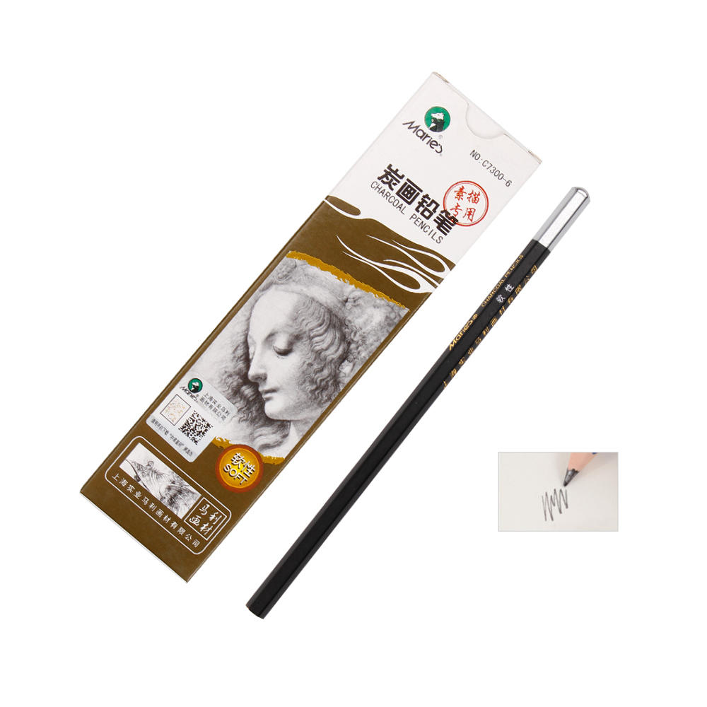 Marie's Soft Charcoal Pencil, Box of 12