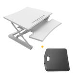 Sit Standing Height Adjustable Desk Ergo Riser ADR  35"+Standing Portable Comfort Mat - PrimeCables®