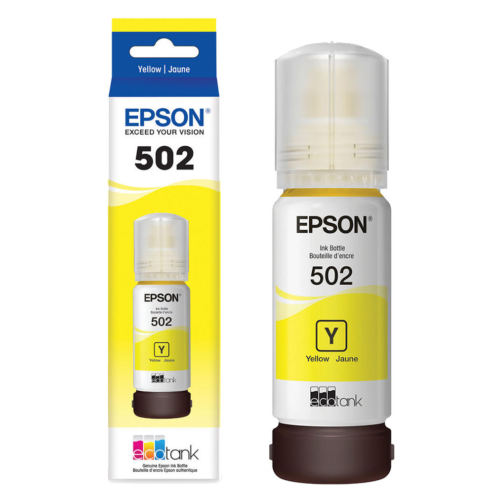 Epson T502 T502420-S EcoTank Original Yellow Ink Bottle