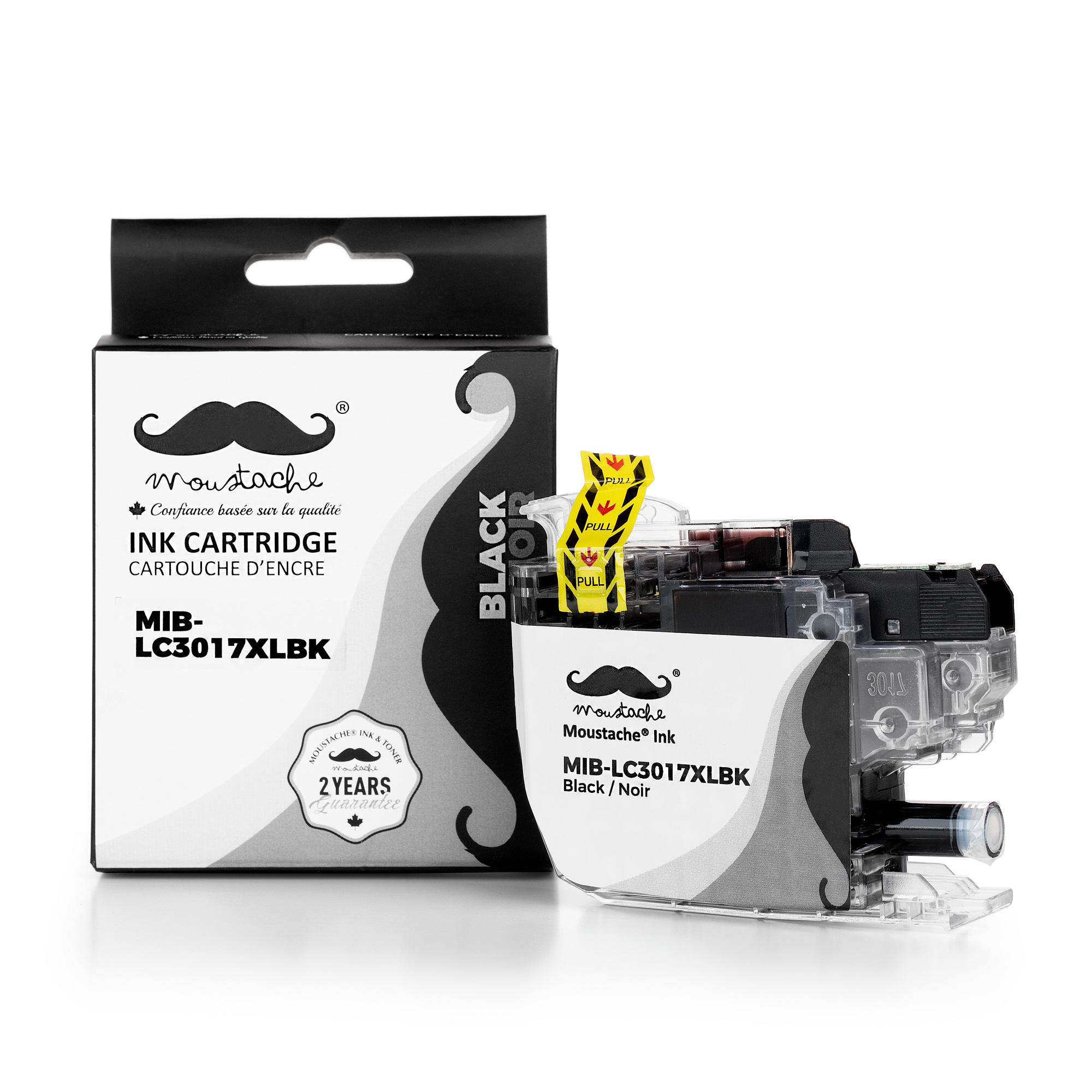 Brother LC3017BK Compatible Black Ink Cartridge High Yield - Moustache®