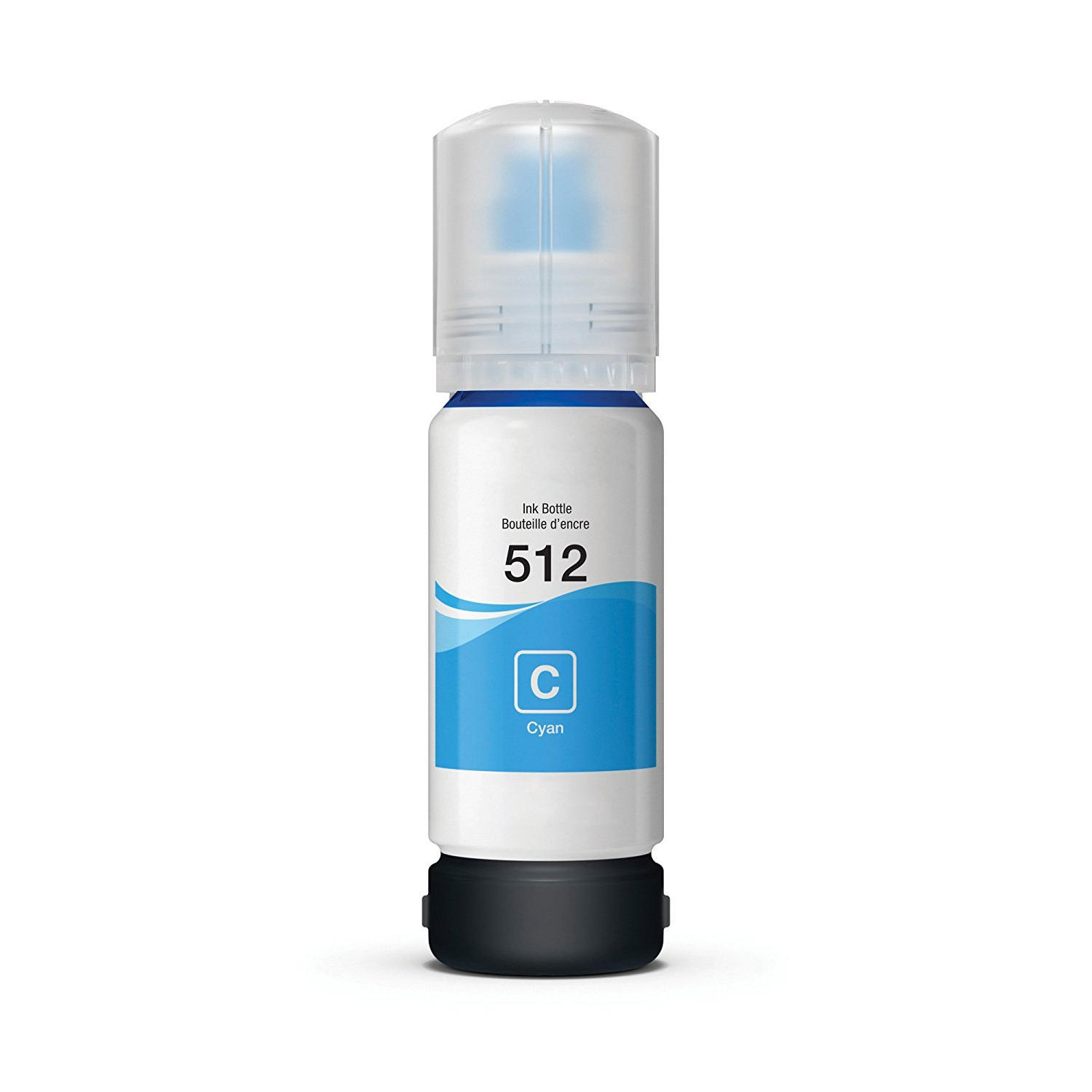 Epson T512 T512220-S Compatible Cyan Ink Bottle