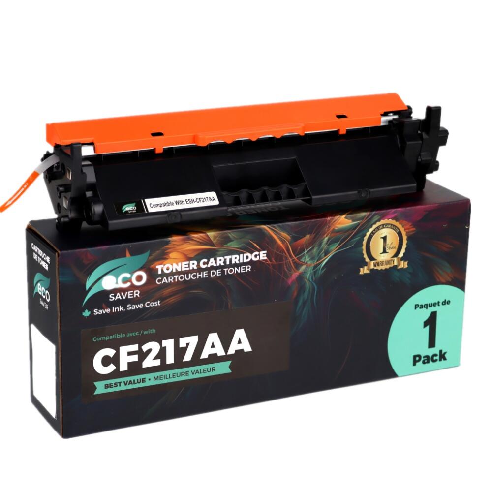 Compatible HP 17A CF217A Black Toner Cartridge - With Chip - Eco-saver