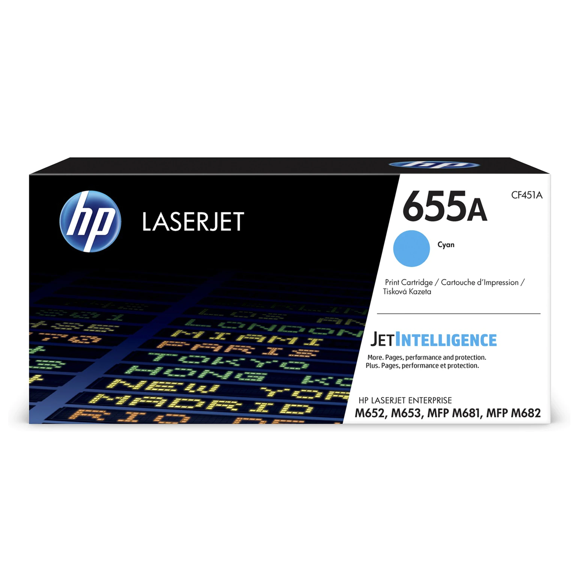 HP 655A CF451A Original Cyan Toner Cartridge